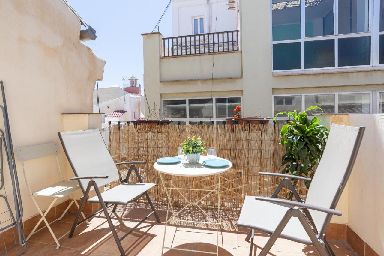 Urbe10 Terrace Constitucion 1 Bedroom Apartment マラガ エクステリア 写真