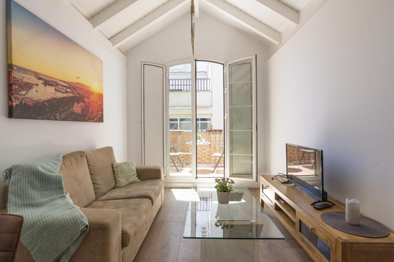 Urbe10 Terrace Constitucion 1 Bedroom Apartment マラガ エクステリア 写真