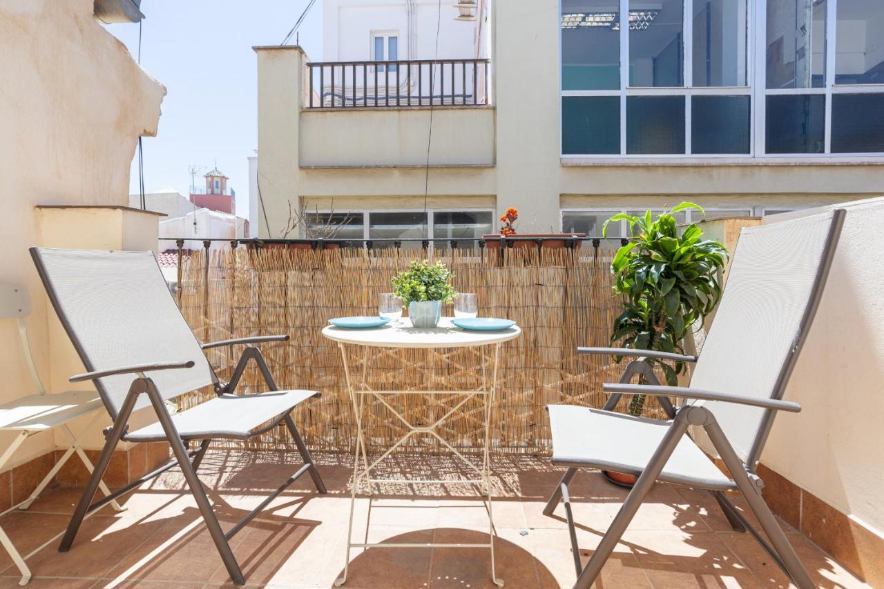 Urbe10 Terrace Constitucion 1 Bedroom Apartment マラガ エクステリア 写真